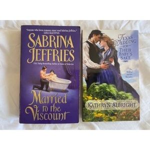 🔥2 FOR $15🔥 Sabrina Jeffries & Kathryn Albright Book Bundle